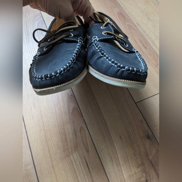 One O One Boat Shoes Navy Blue US 7.5 - Picture 3 of 6